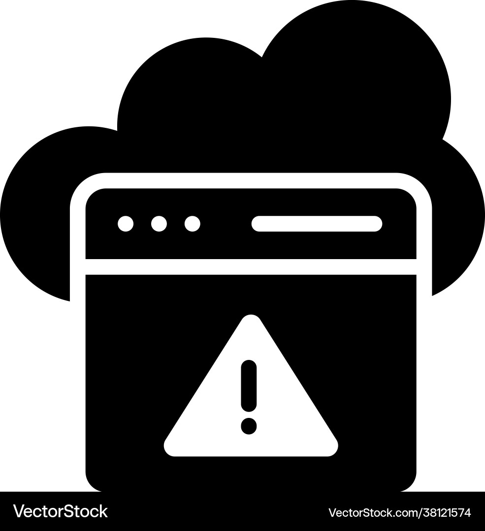 Server error style Vector Image