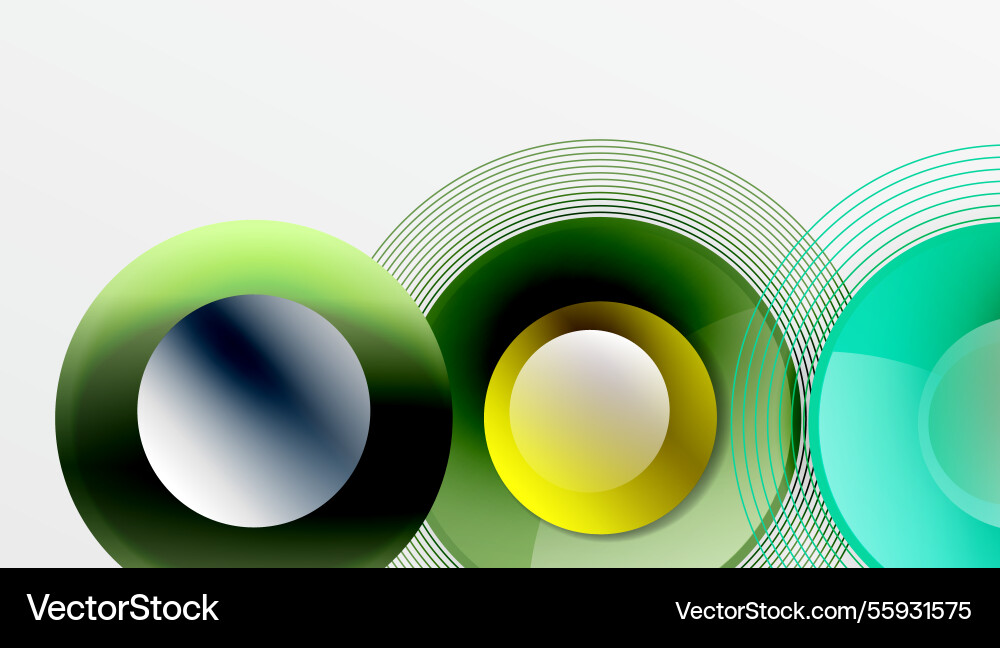 Abstract composition of overlapping circles Abstract composition of overlapping circles Vector Image