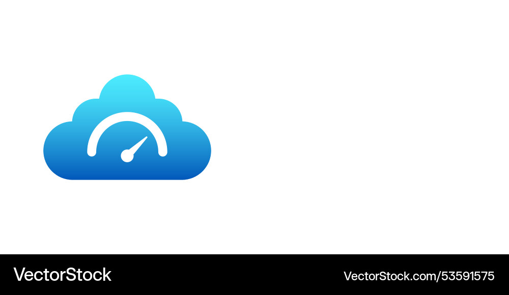 Internet connection quality check icon speed test vector image