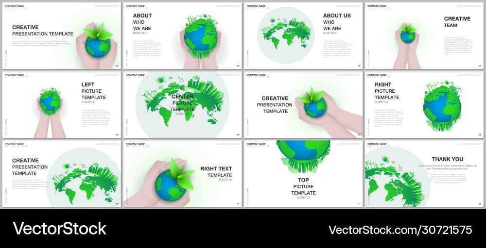 Presentation design templates multipurpose Presentation design templates multipurpose vector image