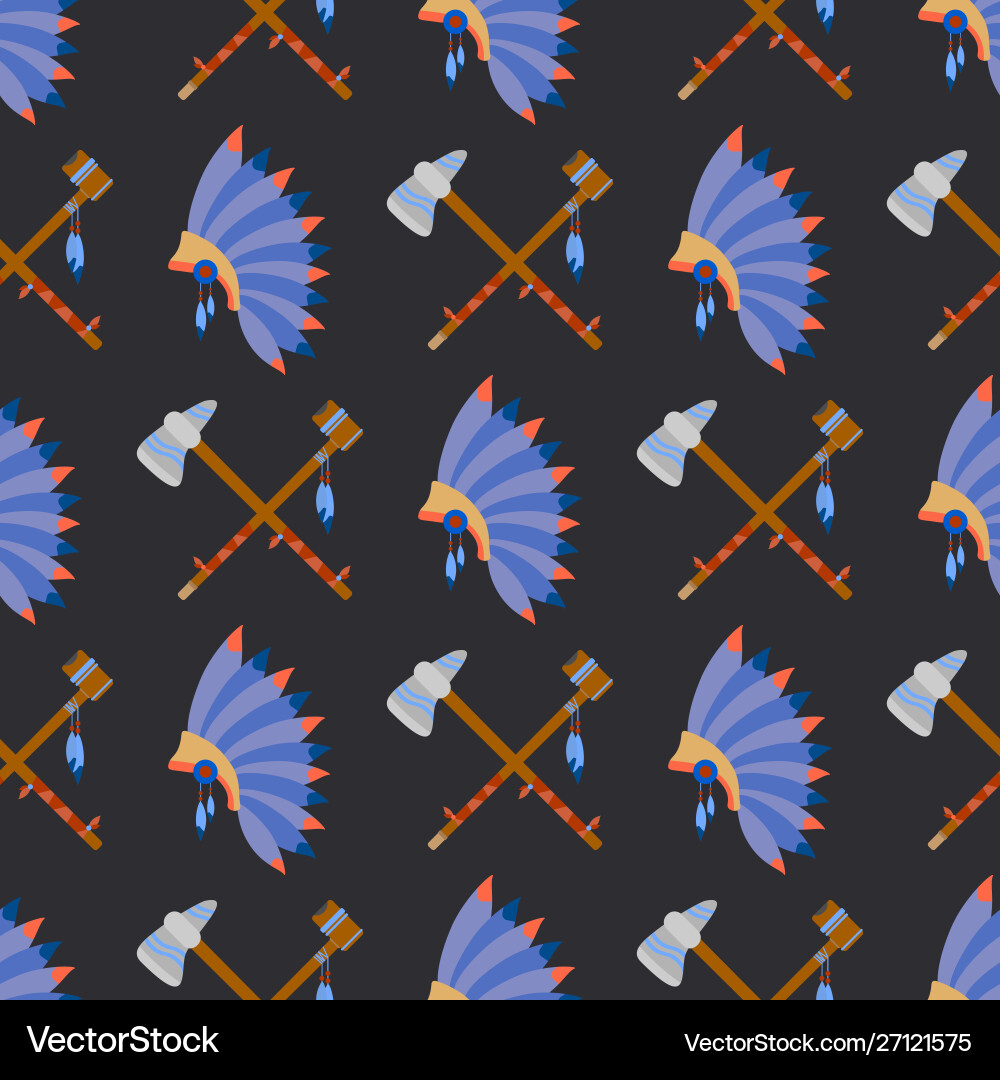 Seamless color pattern with simplified Vector Image