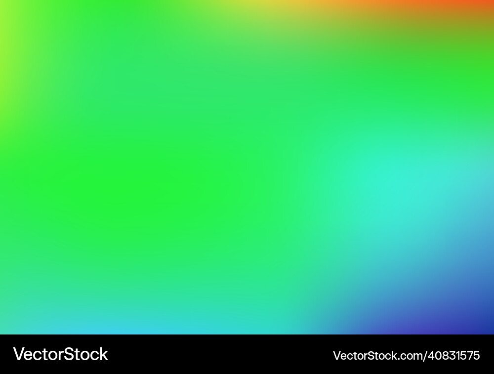 Smooth and blurry rainbow gradient mesh background Smooth and blurry rainbow gradient mesh background Vector Image