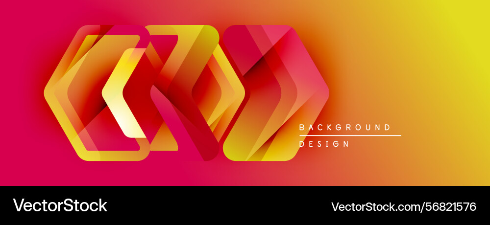 Abstract geometric shapes overlap creating Abstract geometric shapes overlap creating vector image