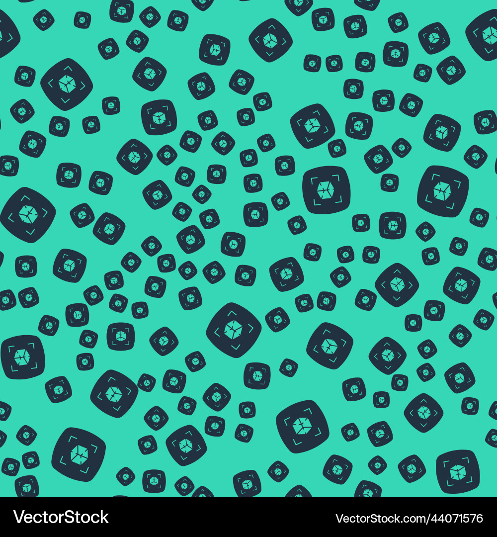 Black 3d modeling icon isolated seamless pattern Black 3d modeling icon isolated seamless pattern vector image
