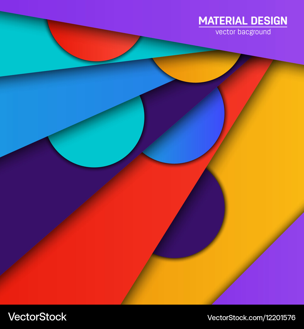 Material design background abstract vector image
