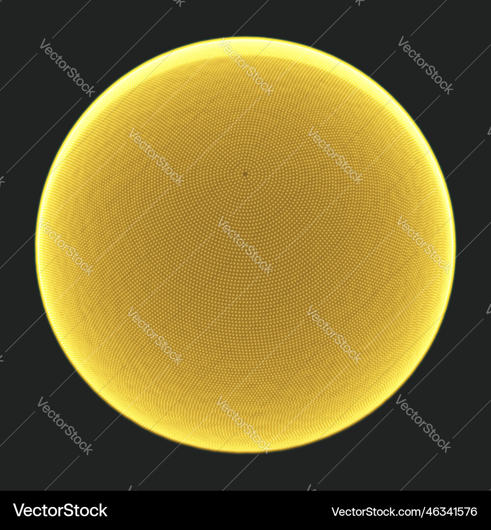 Sphere consisting of points abstract globe grid Sphere consisting of points abstract globe grid vector image