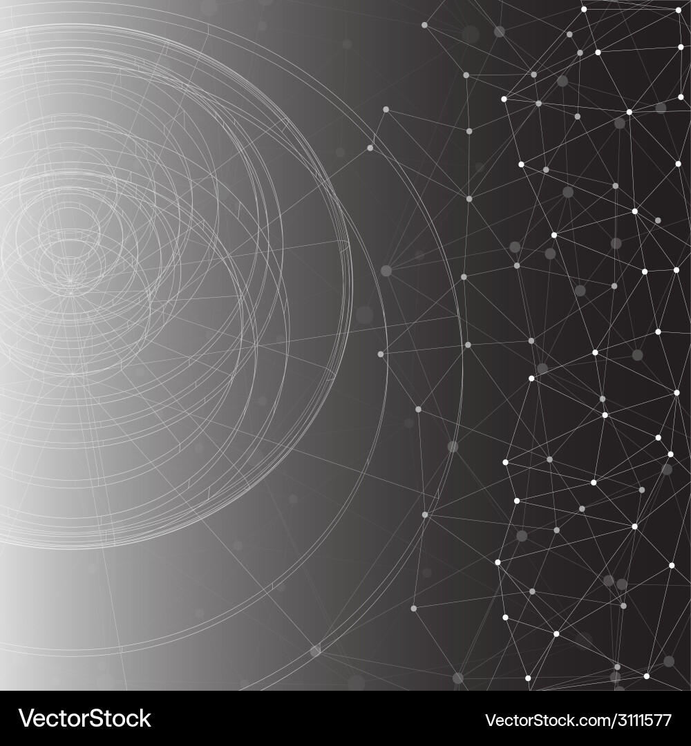 Conceptual design template abstract background vector image