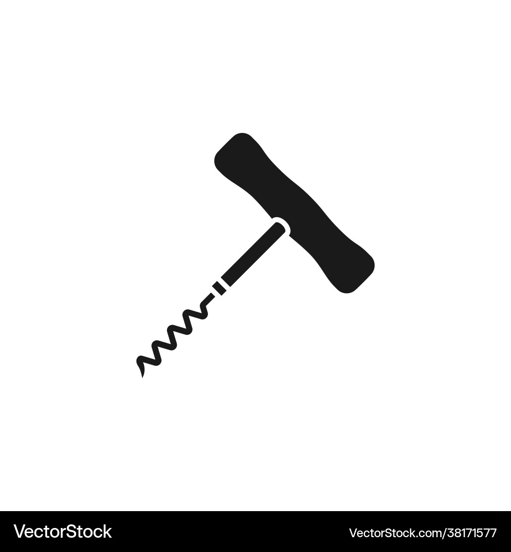Corkscrew icon a device in form vector image