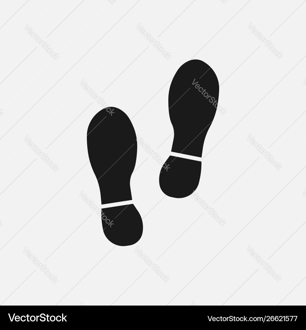 Imprint soles shoes Imprint soles shoes vector image