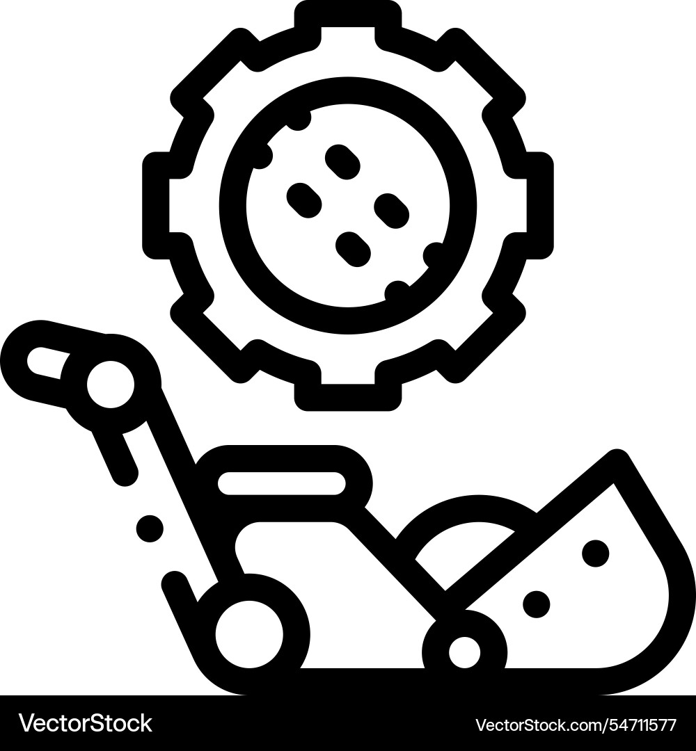 Maize icon thin linear style design isolated Maize icon thin linear style design isolated vector image
