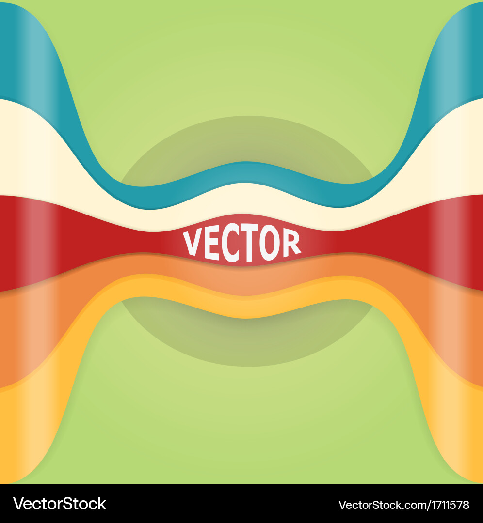 Abstract design element vector image