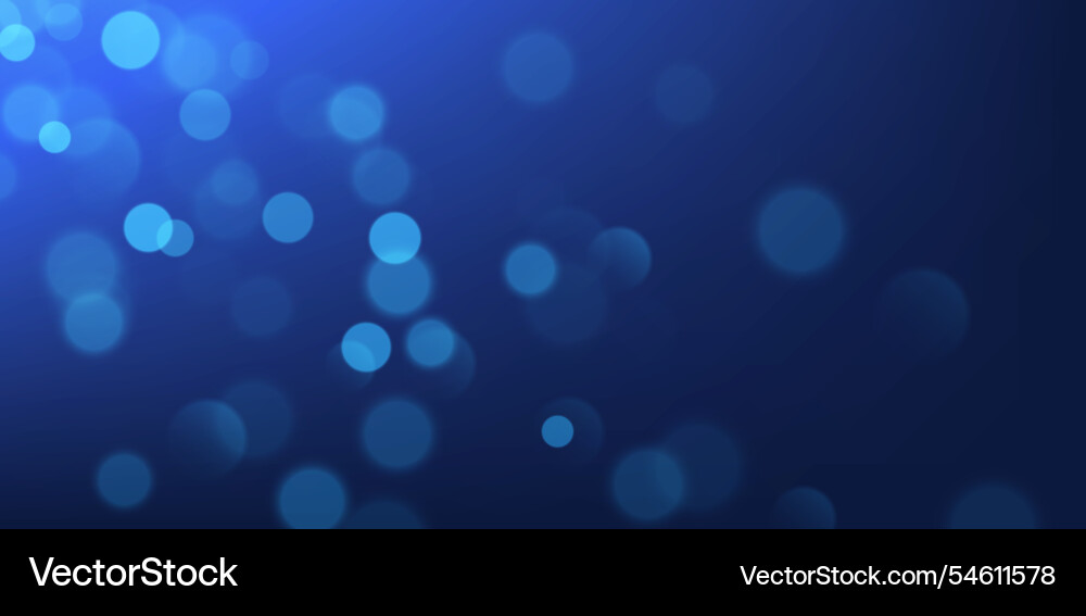 Blue bokeh blurred background with sparkling Blue bokeh blurred background with sparkling vector image