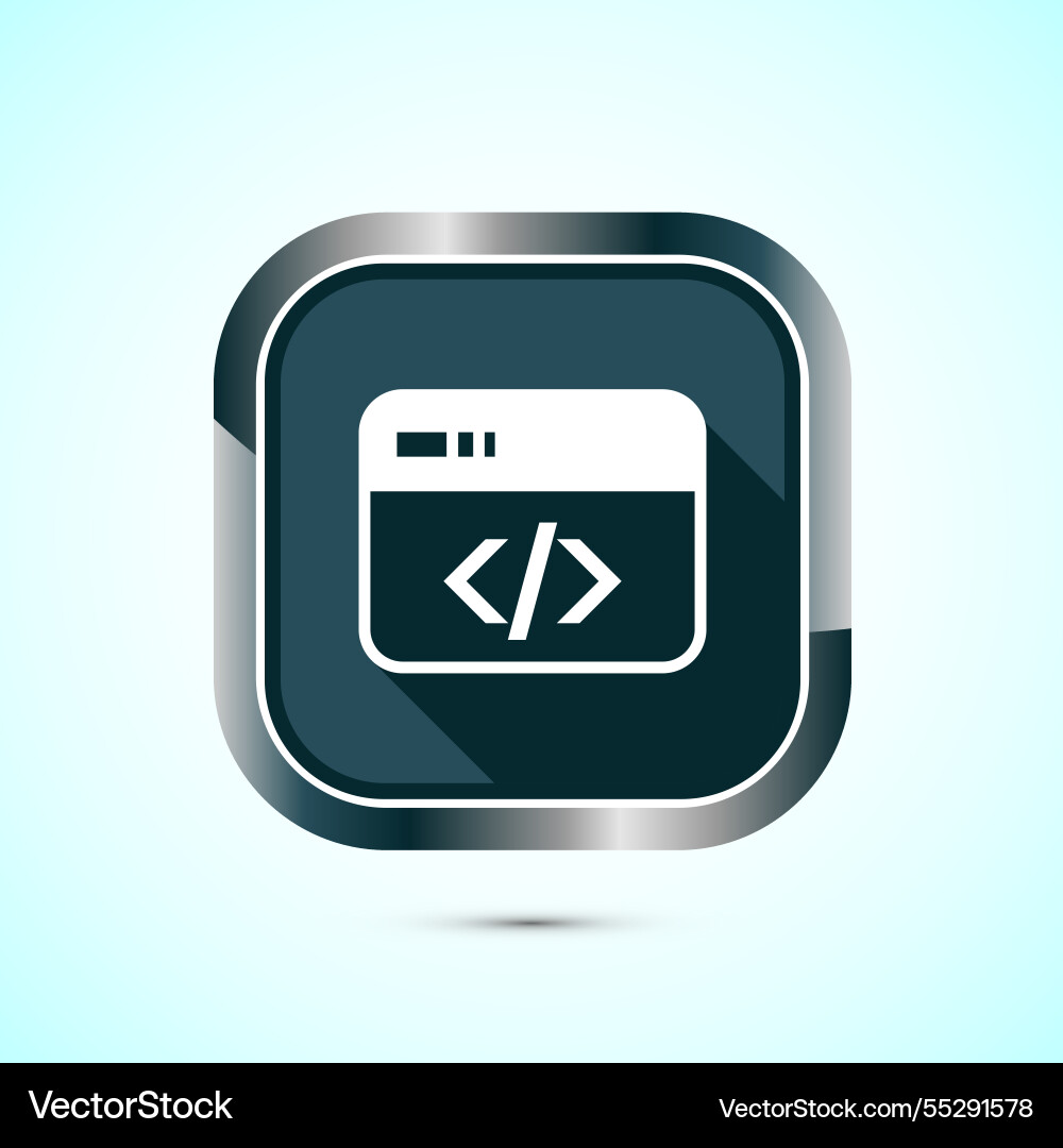 Codierung Icon Design Web Entwicklung grau Codierung Icon Design Web Entwicklung grau vektorbild