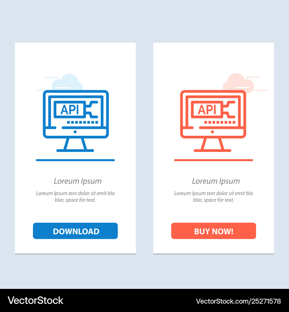Computer code coding education blue and red Computer code coding education blue and red vector image