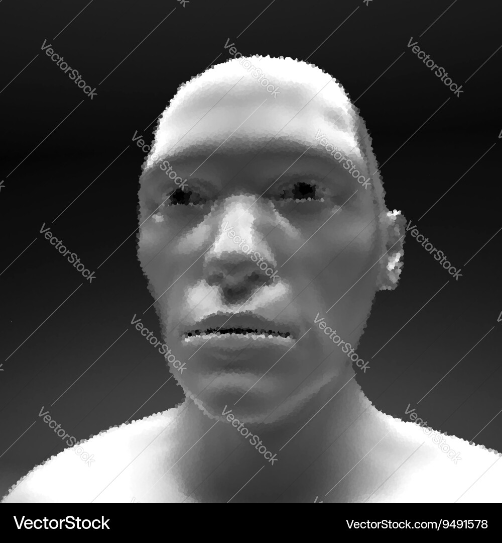 Cyborg android robot realistic humanoid Vector Image