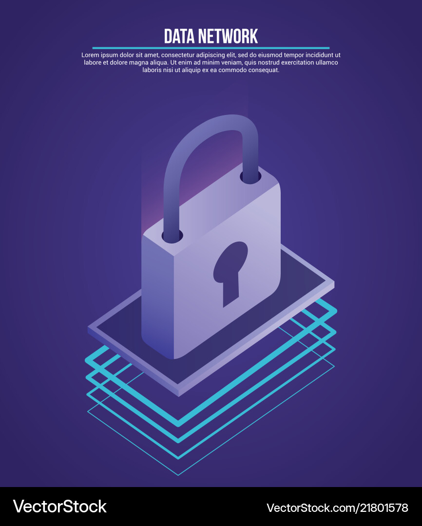 Data network related vector image