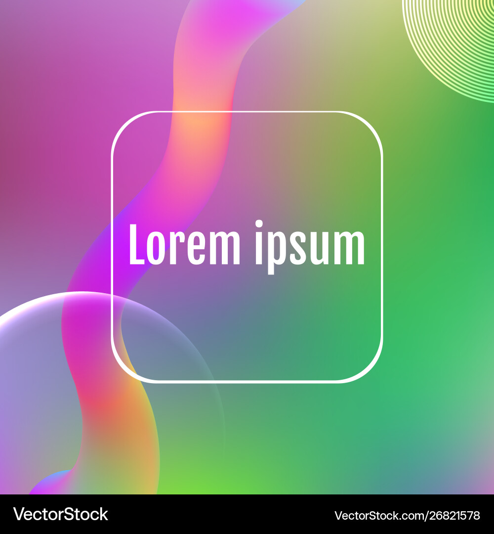 Dynamic shapes composition abstract fluid color Dynamic shapes composition abstract fluid color vector image