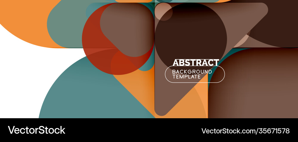 Modern geometric round shapes and dynamic lines Modern geometric round shapes and dynamic lines vector image
