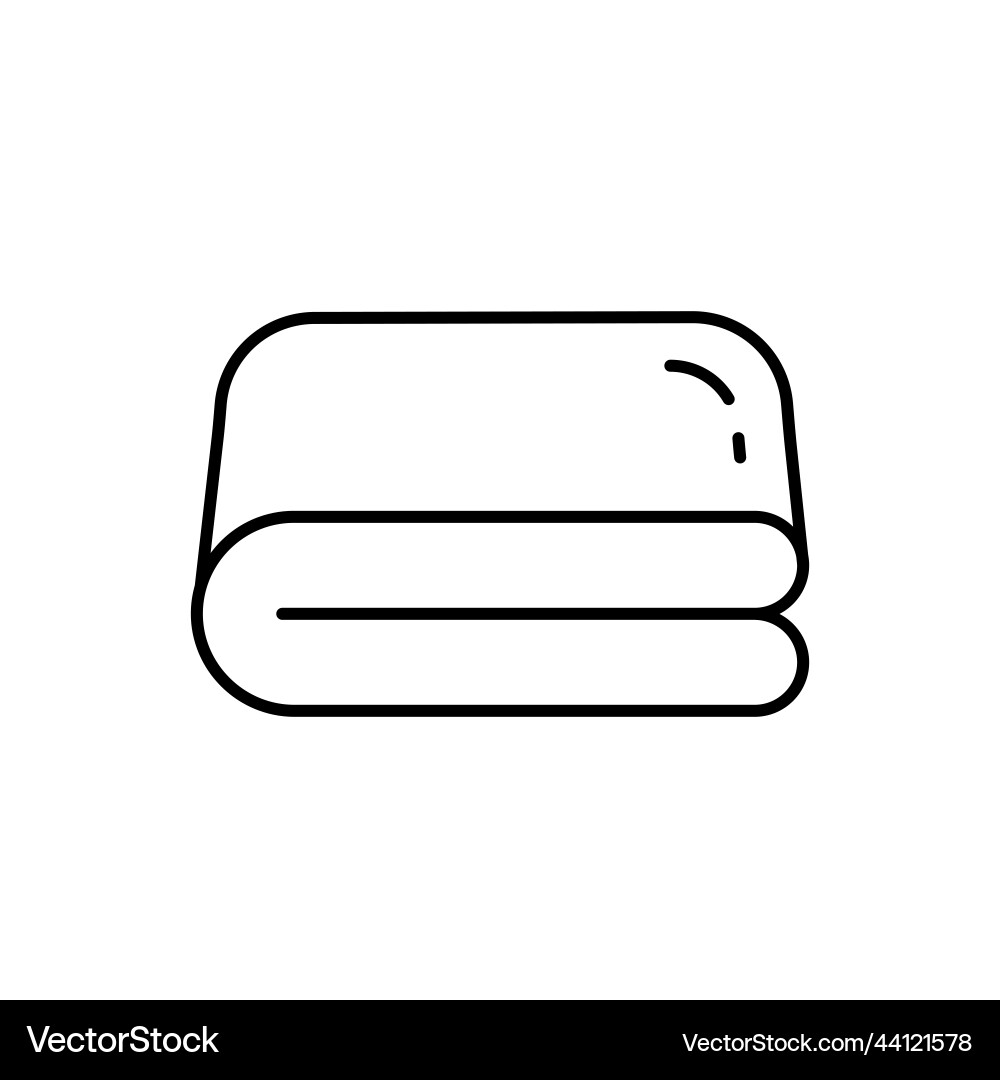 Outline simple blanket black icon eps 10 – Lizenzfreie Vektorgrafik |  VectorStock, image size:1000x1080