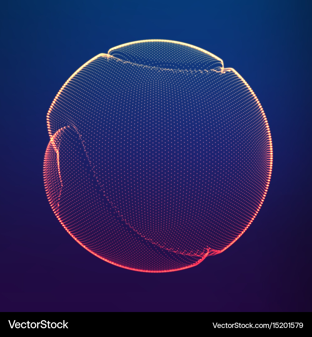 Abstract Mesh Network vector image