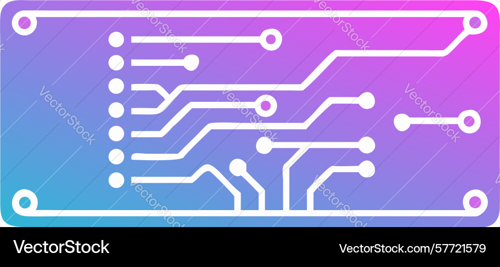 Circuit board abstract background design design vector image