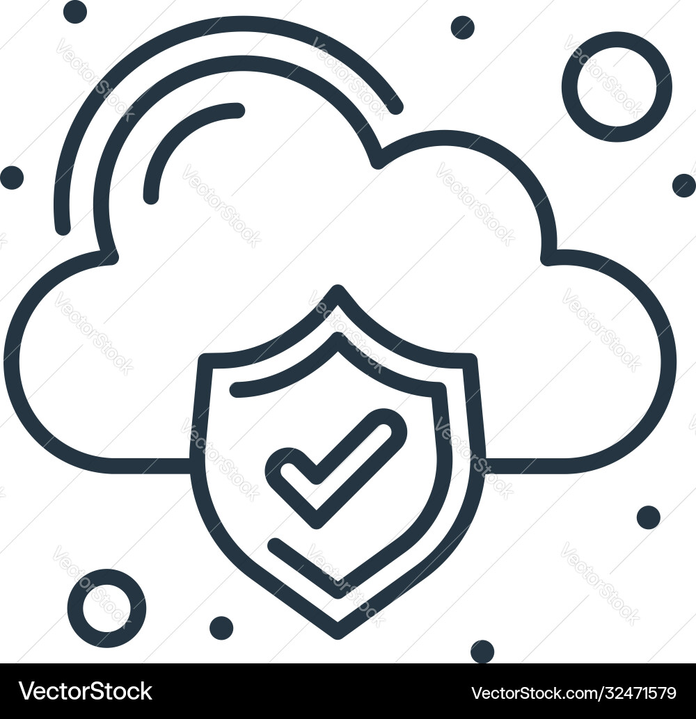 Cloud computing icon editable Cloud computing icon editable vector image
