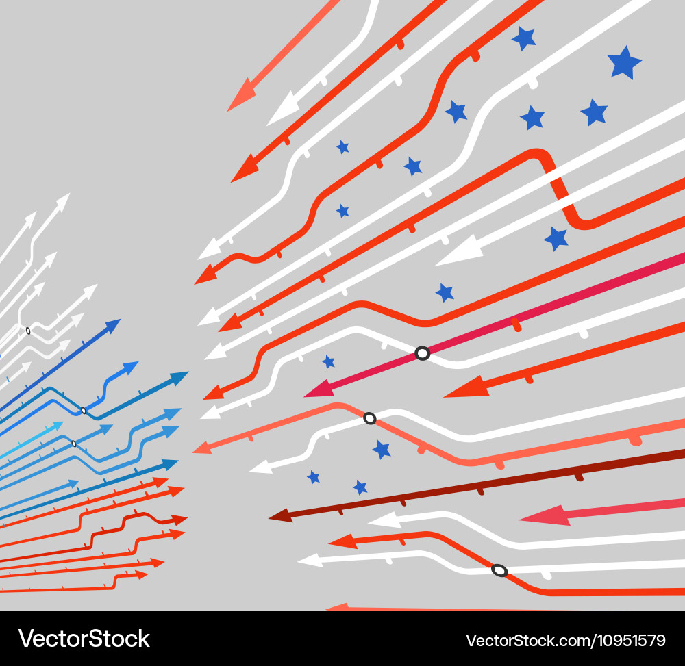 Dynamic Color Line Pattern Vector Image