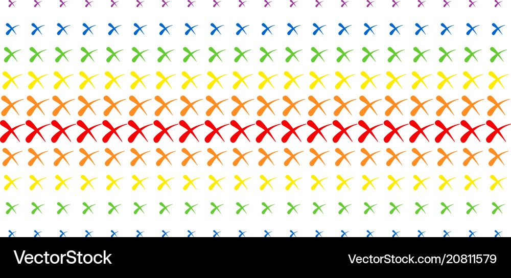 Erase shape halftone spectral pattern Erase shape halftone spectral pattern vector image