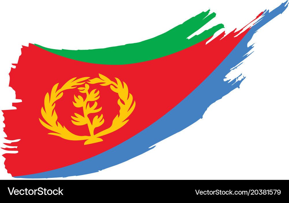 Eritrea flag vector image