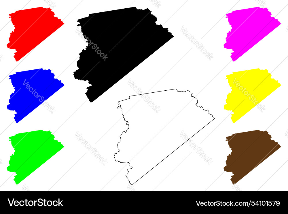 Houston county texas counties in united Royalty Free Vector