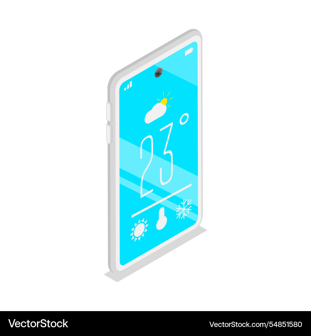 3d isometrischer Flachsatz von Smart Home Heizung 3d isometrischer Flachsatz von Smart Home Heizung vektorbild
