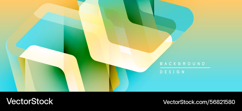 Abstract geometric shapes overlap creating Abstract geometric shapes overlap creating vector image