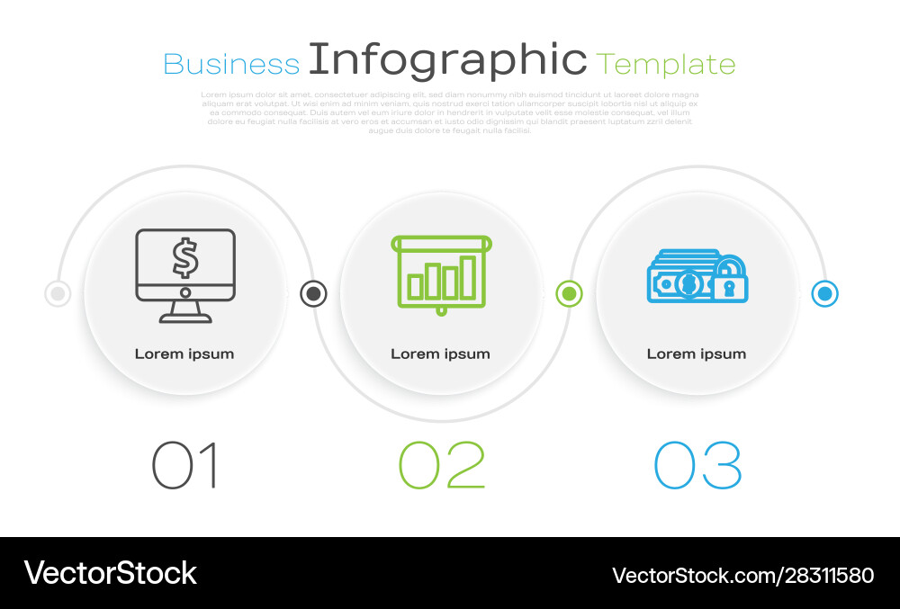 Set line computer monitor with dollar symbol Set line computer monitor with dollar symbol Vector Image