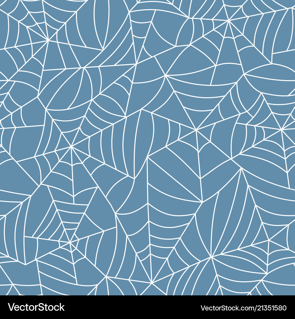 Spider web seamless pattern Spider web seamless pattern vector image