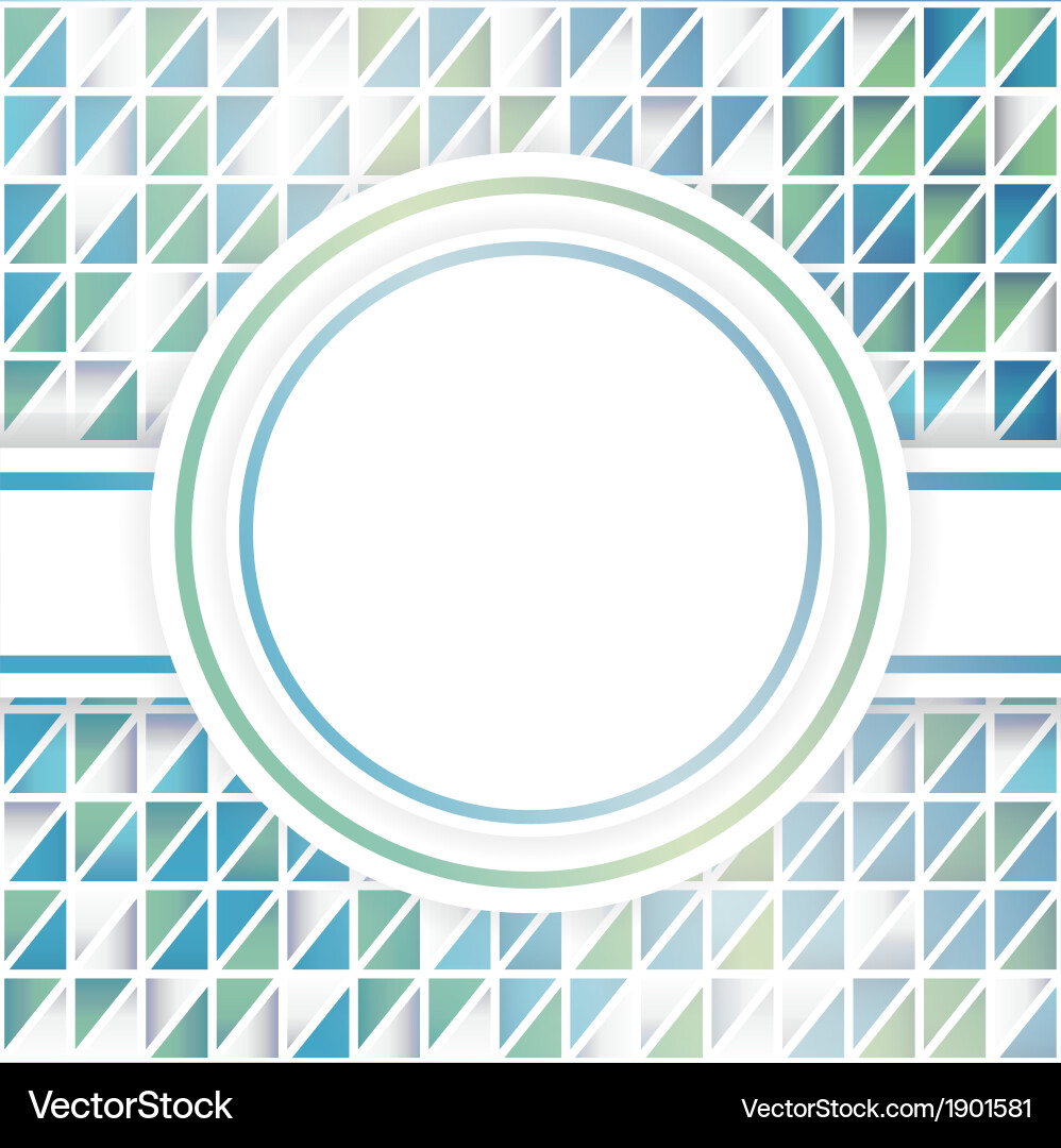 Abstract colorful triangular background vector image