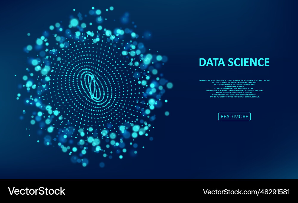 Abstract data transmission visualization Abstract data transmission visualization vector image