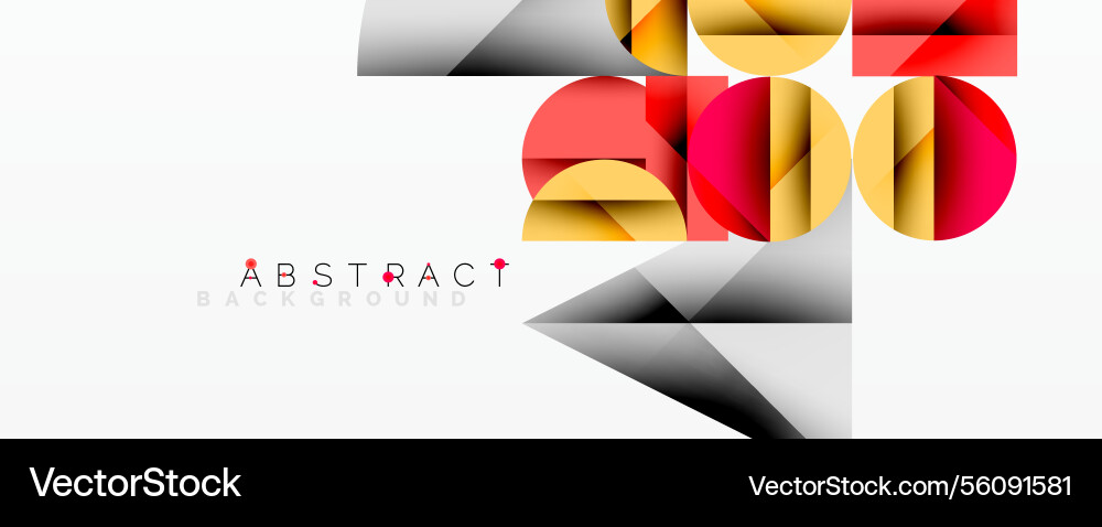 Abstract geometric design with intersecting Abstract geometric design with intersecting Vector Image