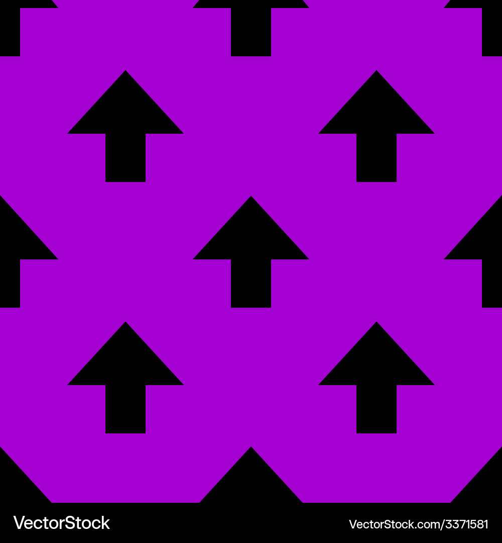 Arrow web icon flat design seamless pattern Vector Image