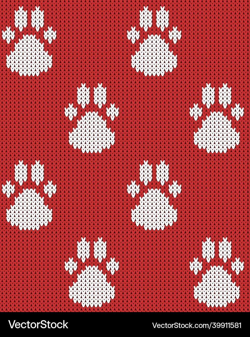 Knitted Color Squares Pattern Vector Image