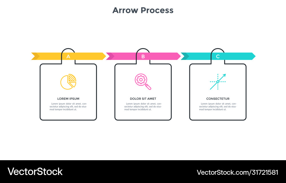 Modern infographic options banner Modern infographic options banner vector image