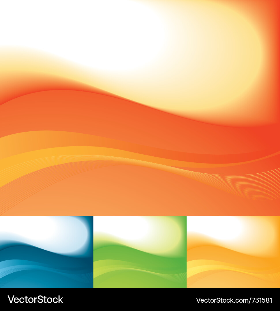 Smooth Gradient Backgrounds vector image