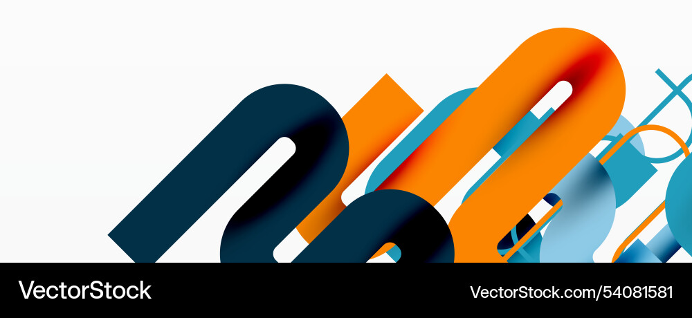 Wave lines minimal abstract background Vector Image