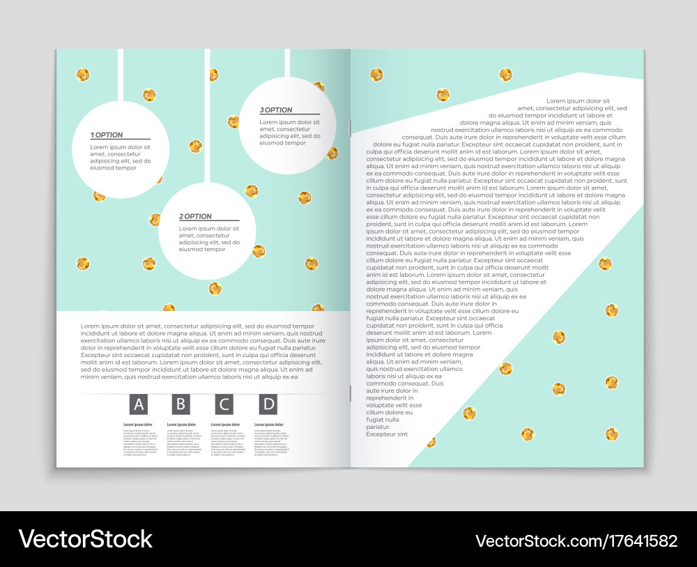 Abstract layout background set for art Vector Image