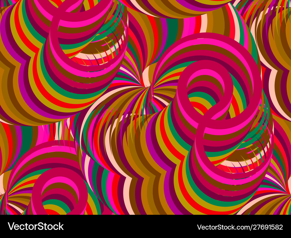 Seamless pattern with intertwined lines Seamless pattern with intertwined lines vector image