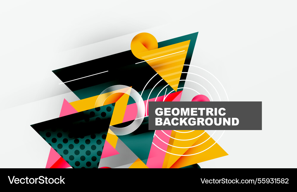 Sleek abstract background - layered triangles Sleek abstract background - layered triangles vector image