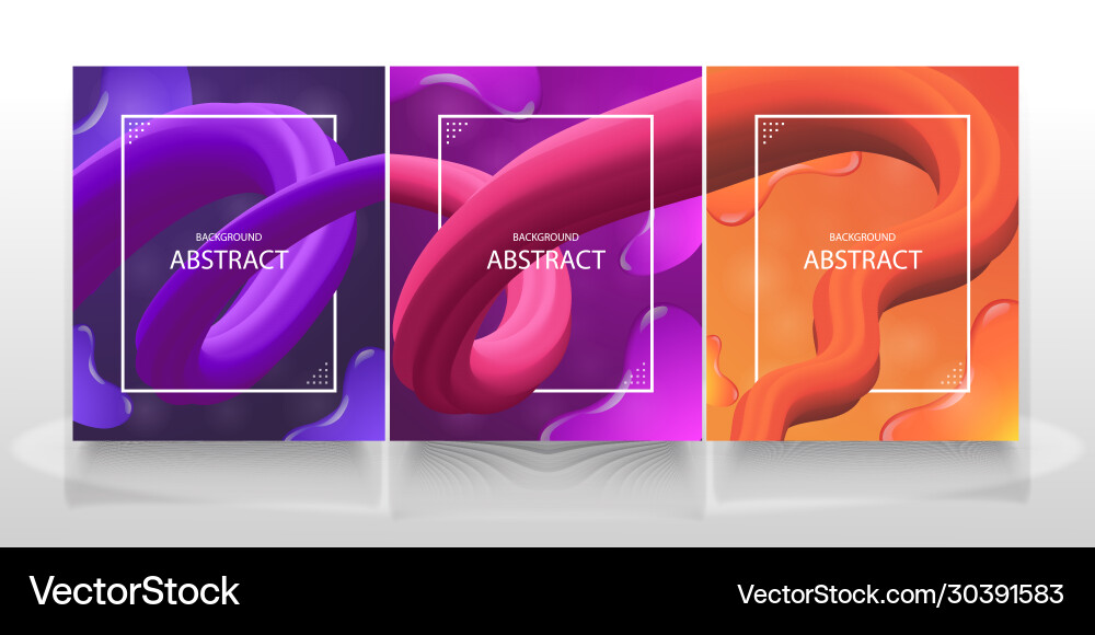 Abstract geometric background with fluid gradient Abstract geometric background with fluid gradient vector image