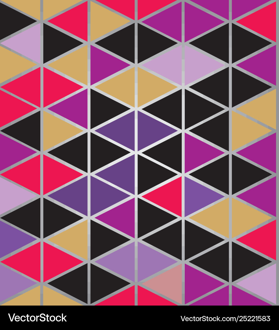 Bright pattern triangles Vector Image