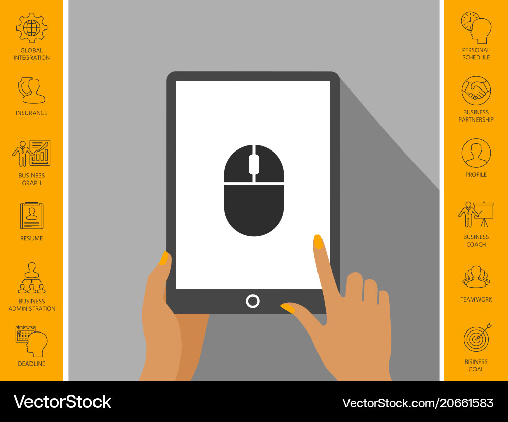 Computer mouse icon Computer mouse icon vector image