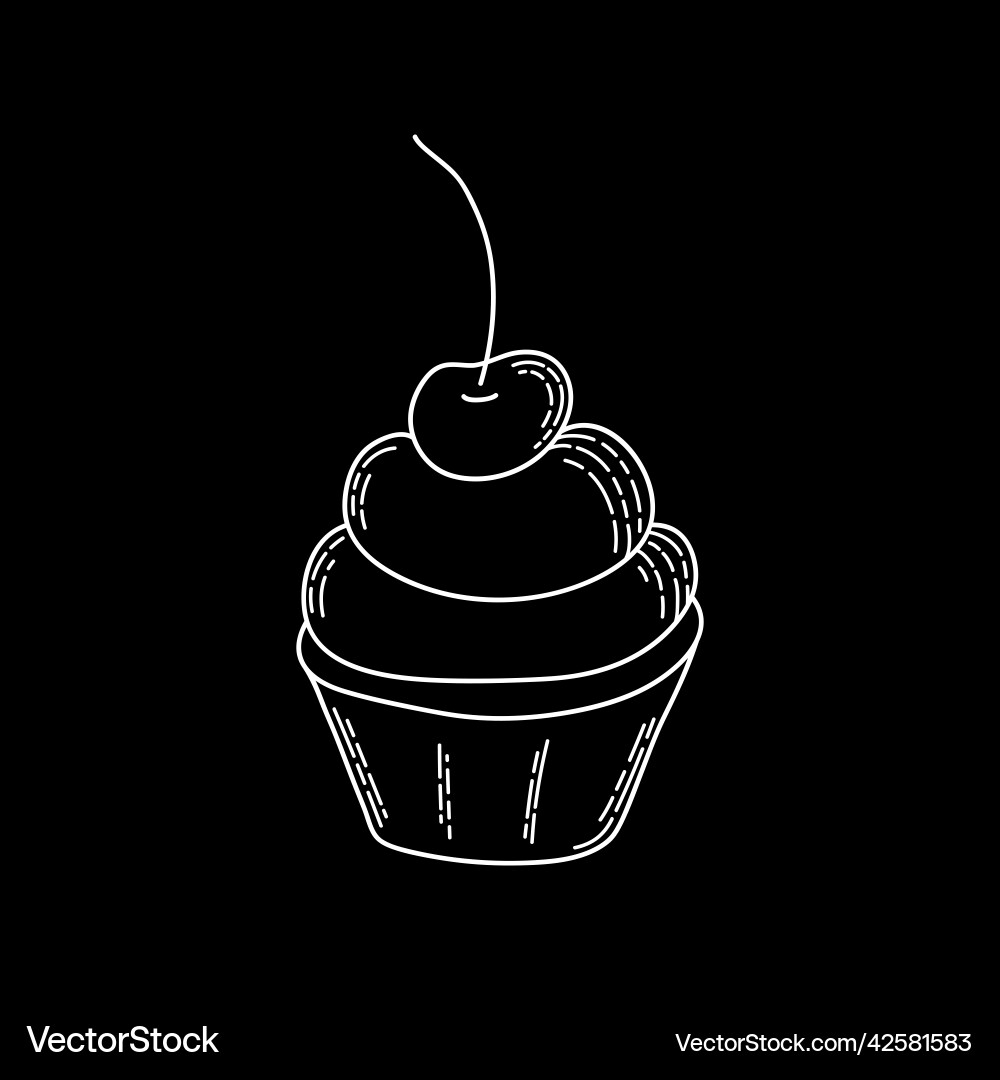 Design sketch element for menu cafe bistro Vector Image
