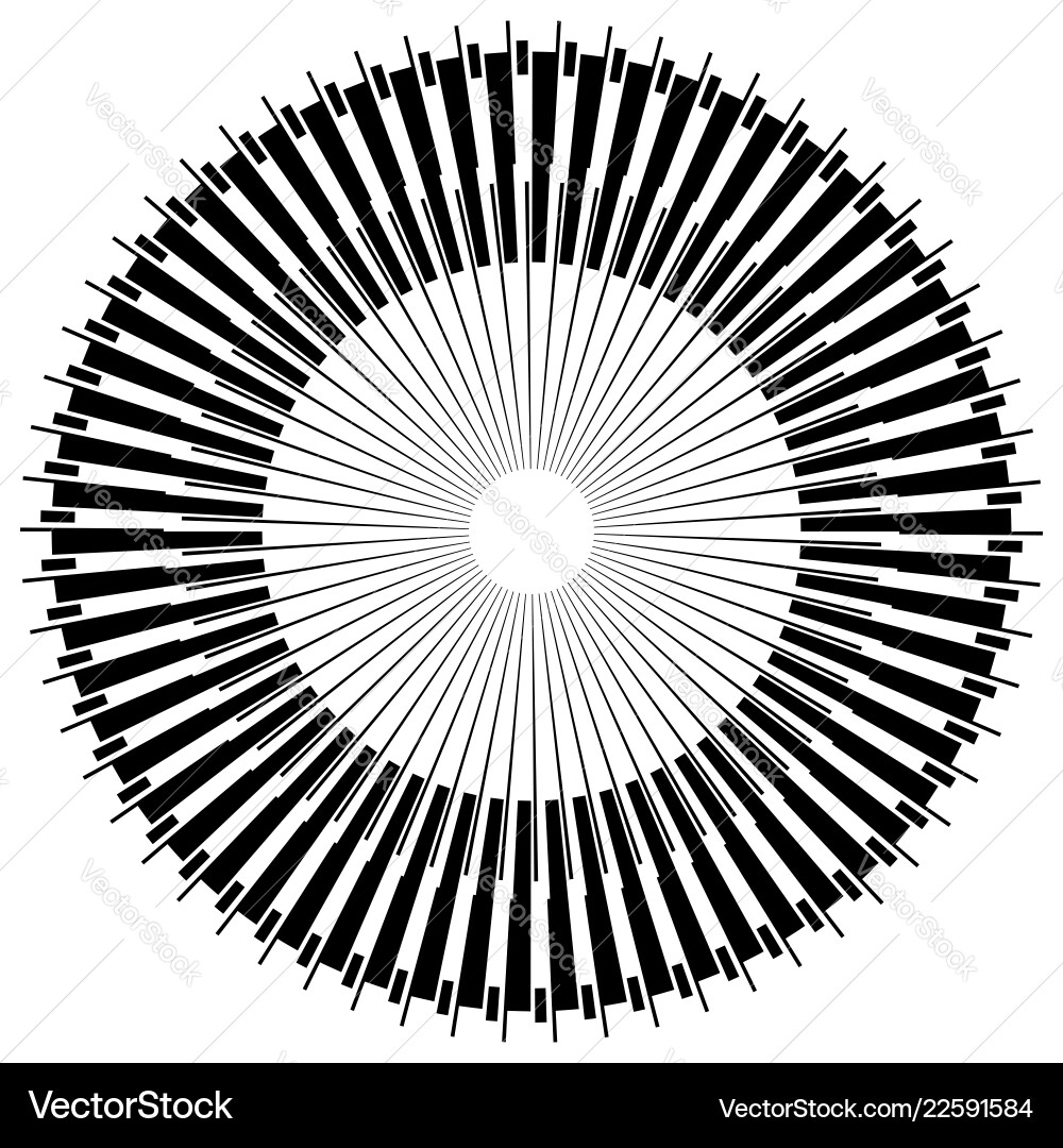 Abstract circle element with geometric lines Abstract circle element with geometric lines vector image